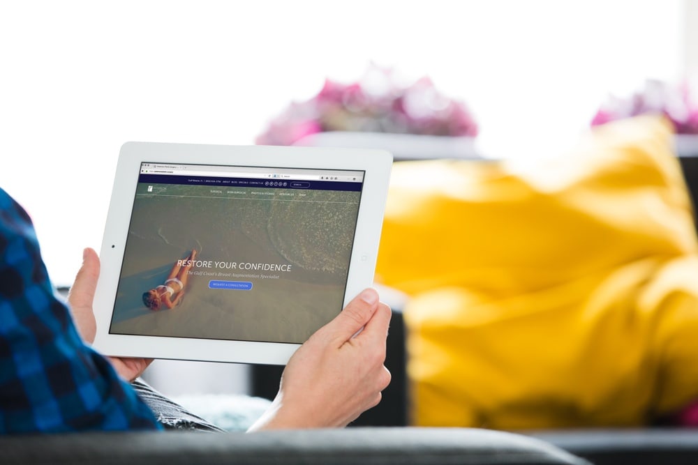 Pattersonplastic.surgery on iPad